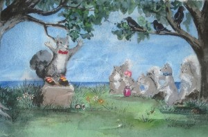 The Bushytails - a Political Family of Squirrels