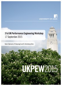 Proceedings of the 31st UK Performance Engineering Workshop
