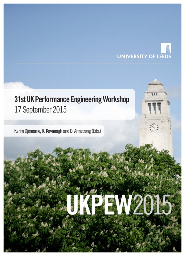 Proceedings of the 31st UK Performance Engineering Workshop