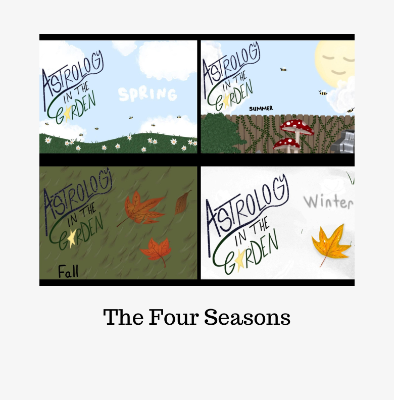 Astrology in the Garden Picture Book The Four Seasons