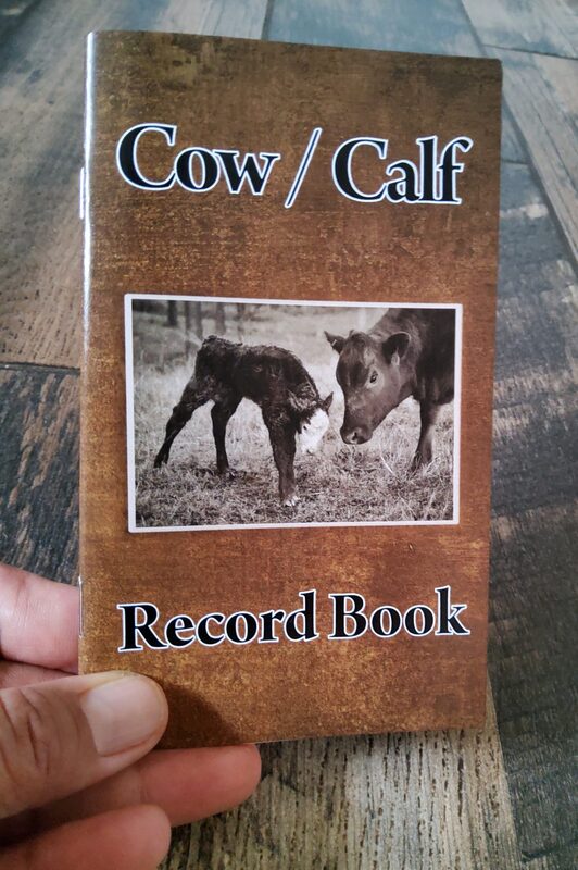 Cow Calf Record Book
