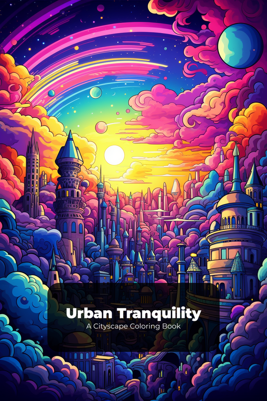 Urban Tranquility: A Cityscape Coloring Book