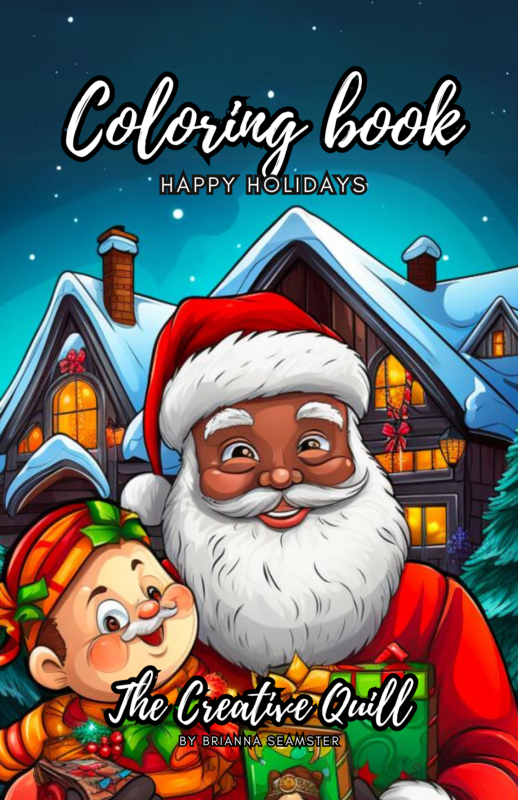 Coloring Book: Happy Holidays