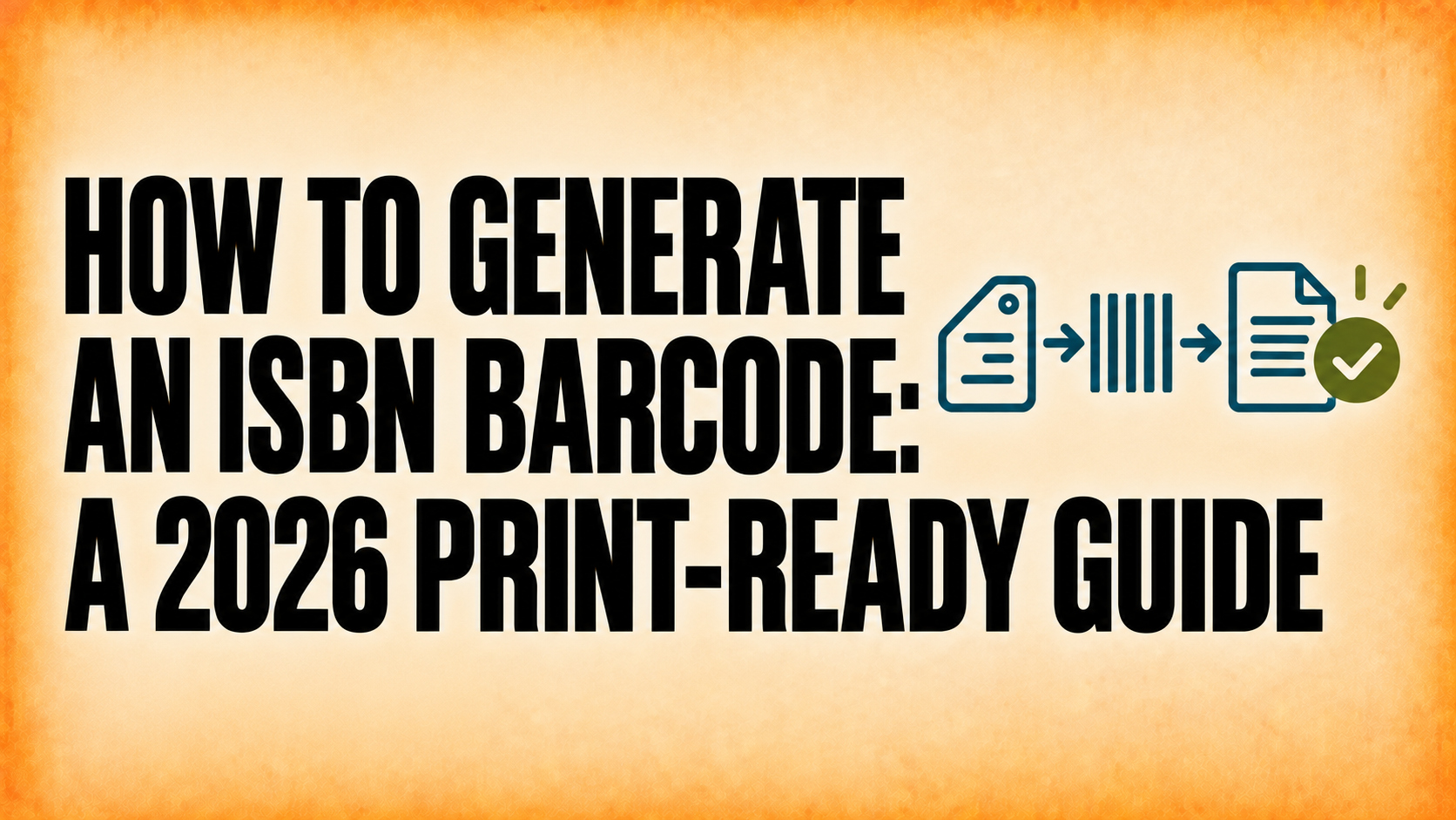 How to Generate an ISBN Barcode