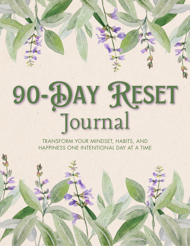 90-Day Reset Journal: A Guided Gratitude and Mindset Journal to Recenter, Reflect & Reclaim Your Peace | Daily Prompts for Self-Care, Growth, and Intentional Living