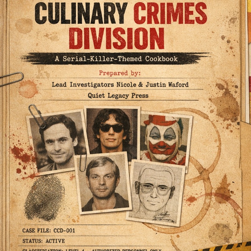 CULINARY CRIMES DIVISION: A Serial-Killer-Themed Cookbook