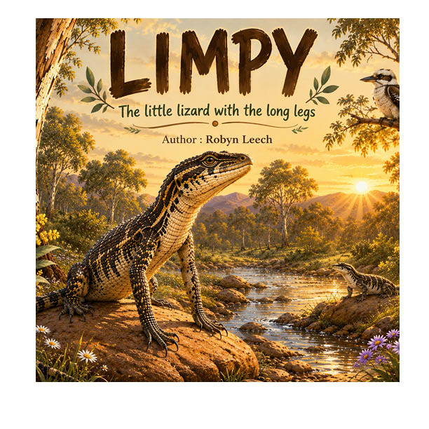 Limpy the long legged lizard
