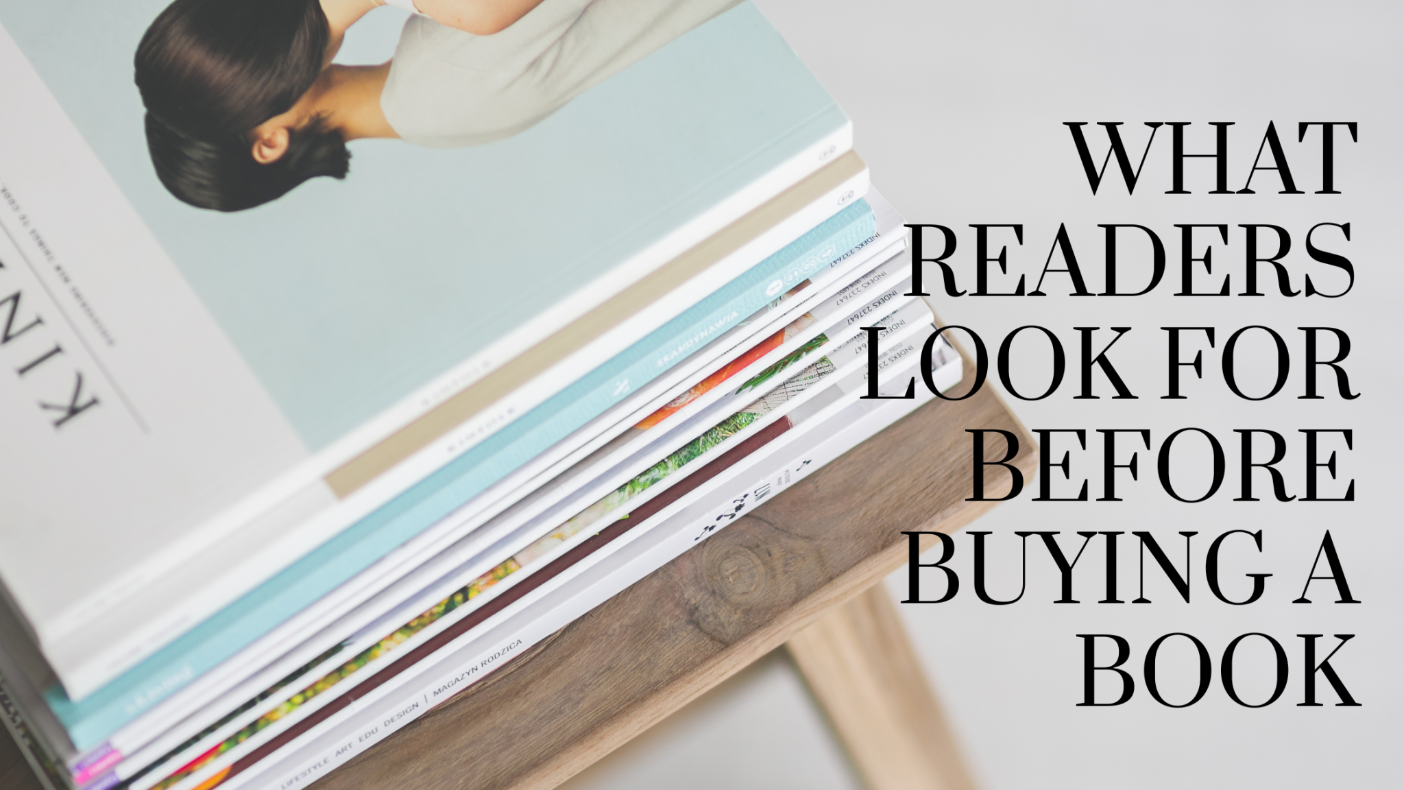 What Readers Look for Before Buying a Book